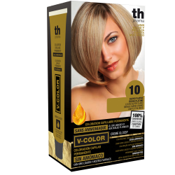 Hair farbe V-color no.10 (platin blond)-heimtrikot mit shampoo und hair maske free